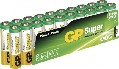 alkaline battery GP SUPER AA 1.5V, blister (20 pcs)