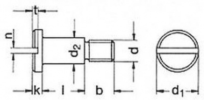 M6x4 PLAIN 5.8 Hexagon fitting bolts, long thread DIN 923
