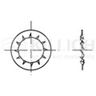 Category - DIN 6798J Serrated lock washers internal teeth