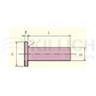 Category - Rivets for break and clutch linings, flat head DIN 7338A