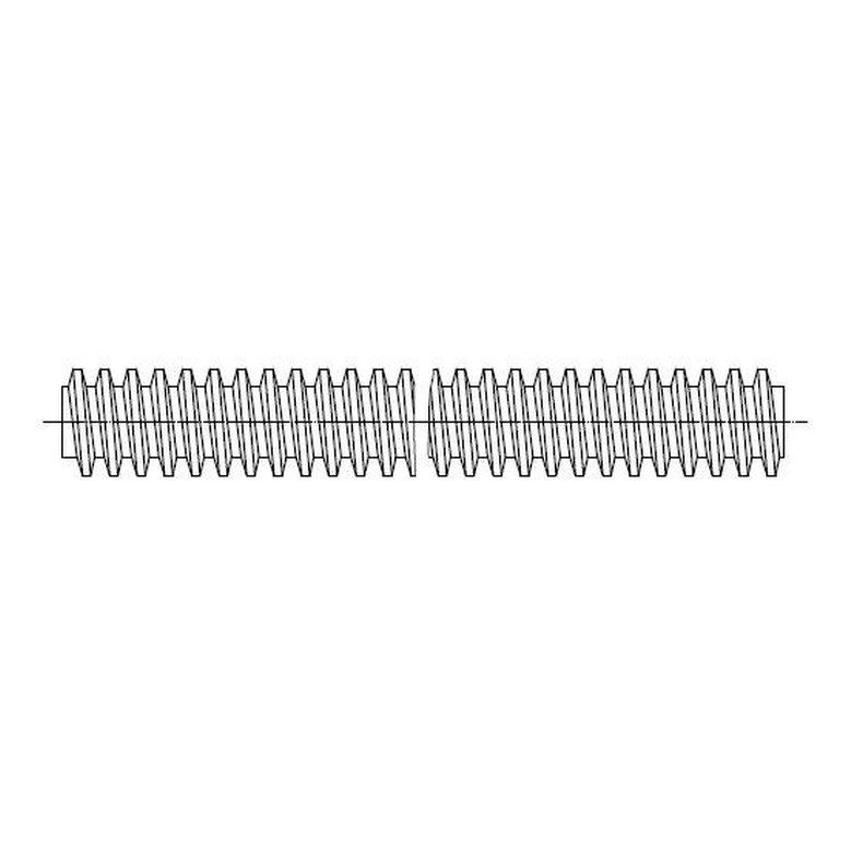 Threaded Rod Threader 16x4x1000 A2-1.4301 STAINLESS STEEL Threaded Rod, trapezoidal thread