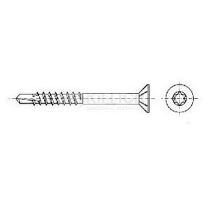 4.0x45 BLUE ZINC Self-drilling chipboard screws, cutting TORX 20 08557