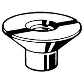 M8 slotted flat countersunk nuts ZINC HEAD 20