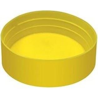 54.0x2.0 DN50 cap for pipe without ventilation hole YELLOW LDPE