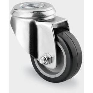 Swivel castor without lock dia 50mm - 60x60 mm