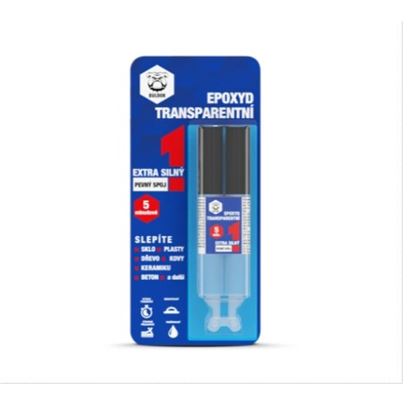 glue BULDOG EPOXY TRANSPARENT 28g (5min.)