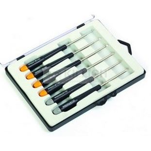 Set of screwdrivers 6 pieces - flat bladed and phillips/cross point