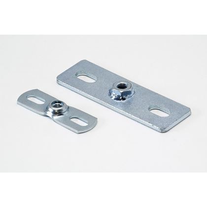 nut with plate M8 ZINC 80x30 mm