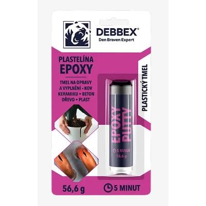 glue - adhesive and sealing epoxy compound D.B. 56.6g light black