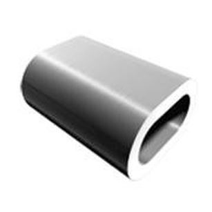 Oval ferrule 6.0x21 Al-aluminium DIN 3093A