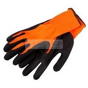 10" Nylon gloves with latex foam coating