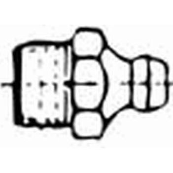 M6x1 ZINC Lubricating nipples 180 Degrees DIN 71412A P
