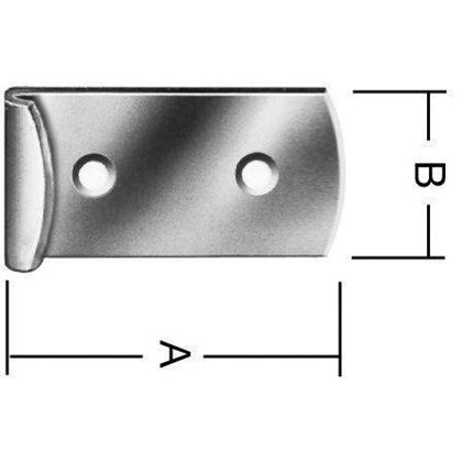 Chest locks Form A-44mm, B-18mm A2 STAINLESS STEEL