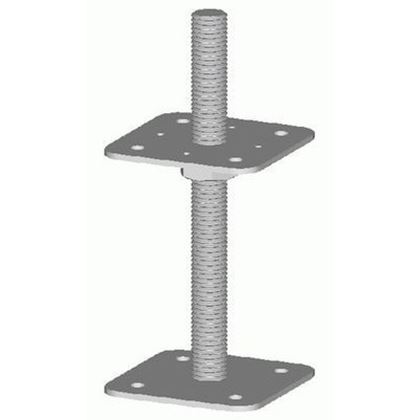 110x110x330mm Column shoe BV/P 14-01+nuts M24 free nut