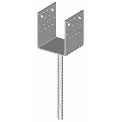 100x80 Column shoe form U BV/P 14-02 l=350mm