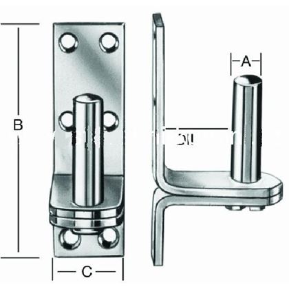 Hinge pin 13/110/12 Galvanized Screw