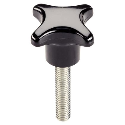 plastic nut M10 - thermoset black DIN 6335-K