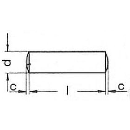 4x28 A1 STAINLESS STEEL (AISI 303) Parallel pins, tolerance m6 DIN 7 A