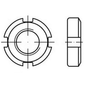 M55x1.5 Nut 17H DIN 70852