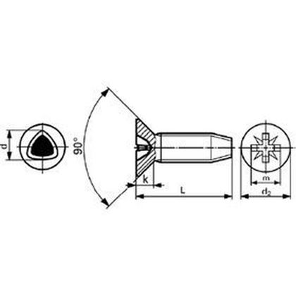 M5x10 ZINC Thread forming screws DIN 7500 M-Z
