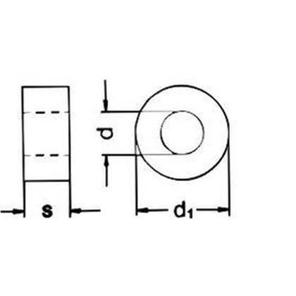 M18 d. 20x30x8 PLAIN Washers for steel constructions DIN 7989A