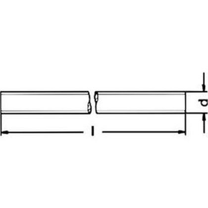 M24x1000 PLAIN 4.8 tol. 6g Threaded Rod DIN 975