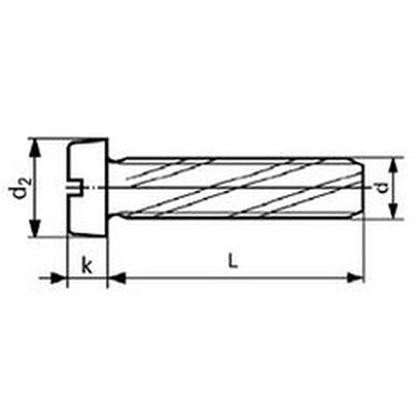 M2.5x6 ZINC Cross recessed head thread cutting screws DIN 7513B