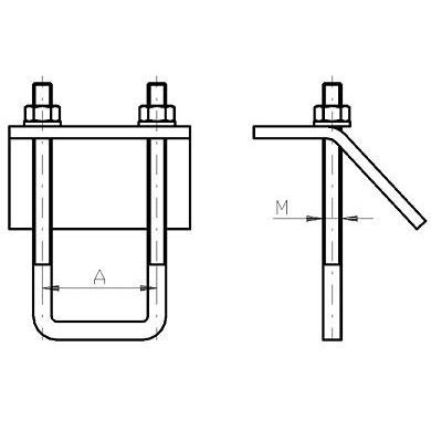 Grab girder (type U) 40/90mm k-39003840