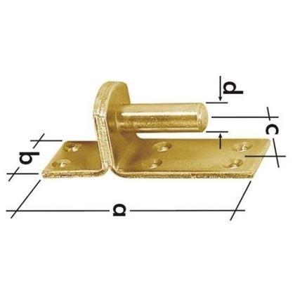 C 10/25 Hinge pin d.10/25mm