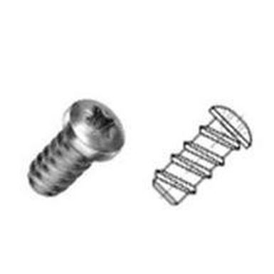 6.0x16 WHITE ZINC Euroscrew with pozidrive, mushroom head