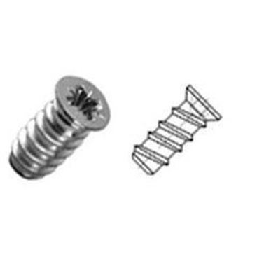 6.0x30 WHITE ZINC Euroscrew with pozidrive, countersunk head