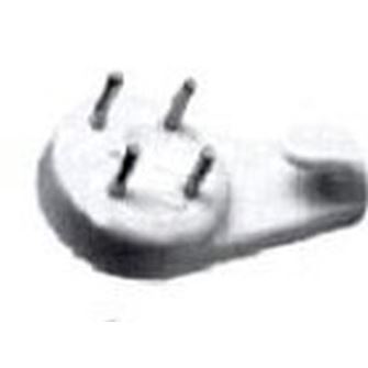 Hook into the concrete 40 mm white nylon