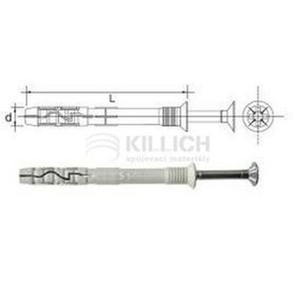 5x25 Hammer nail plug, countersunk head