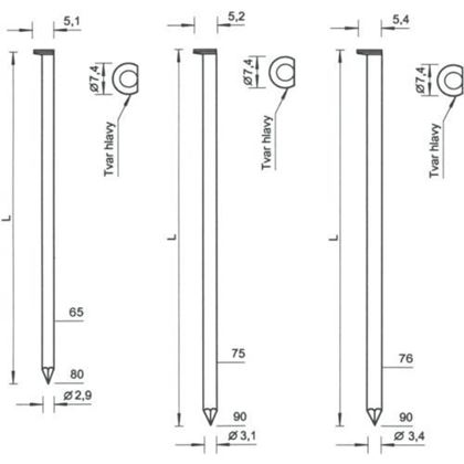 100 D34 Collated nails BK