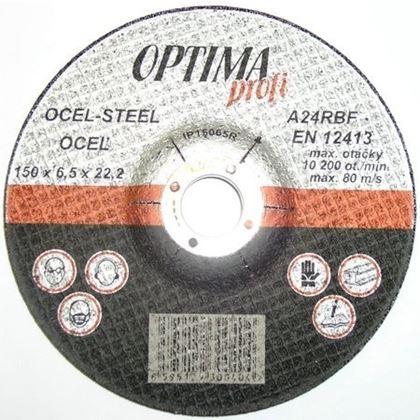 Grinding wheel 150x20x20 grey