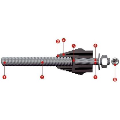 Anchor set 2 pcs M12-12/110 Thermax 51290