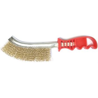 Hand scratch brush, steel wire, one row K002PO30VR