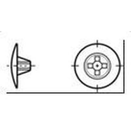 Cover of screw 4.8 RAL 8017 CHOCO BROWN