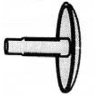 Cap AVEX 4.8mm White RAL 9010