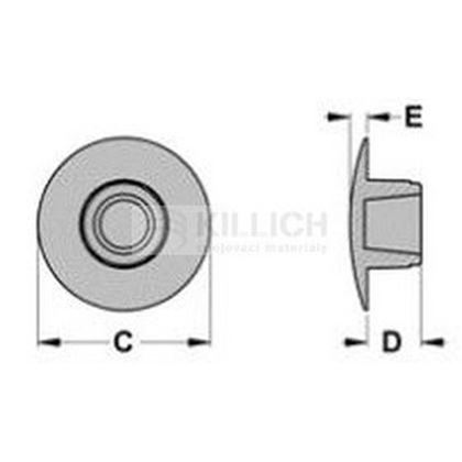 Cap screw M6 for DIN912 white