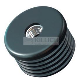 d. 25 Circular insert with metal thread M8 BLACK