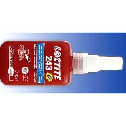 Loctite glue 243 50ml Medium strength threadlocker red