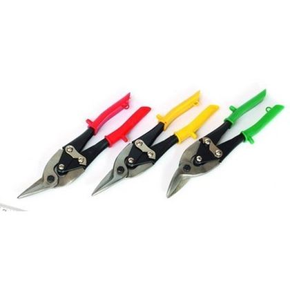 plate shears flat yellow 250mm