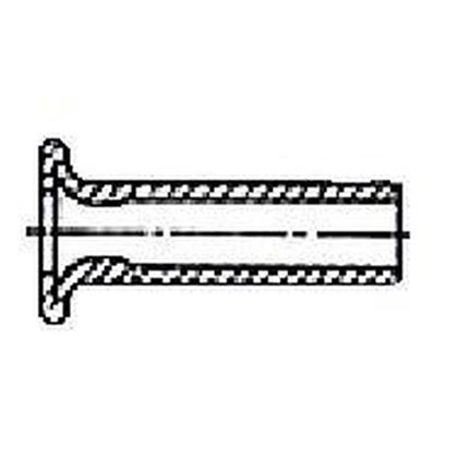 5x13 Al Tube rivets, flat head 2381.30