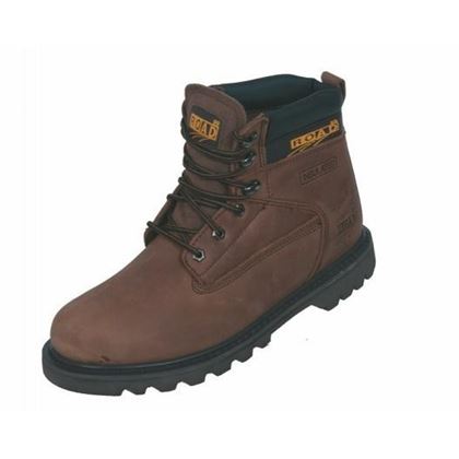 Footwear ROAD GRAND leather, brown, size 8/42