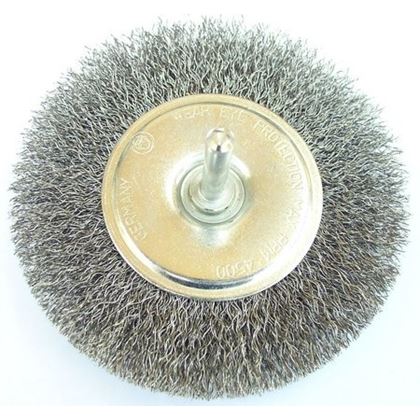 Circular crimped brush, diam. 75mm, wire 0.3mm K075O030VS