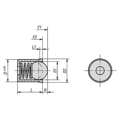 d.8x9.0 STAINLESS STEEL resilient plungers smooth execution