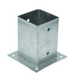 Pole anchors 81x81x150mm th.2mm