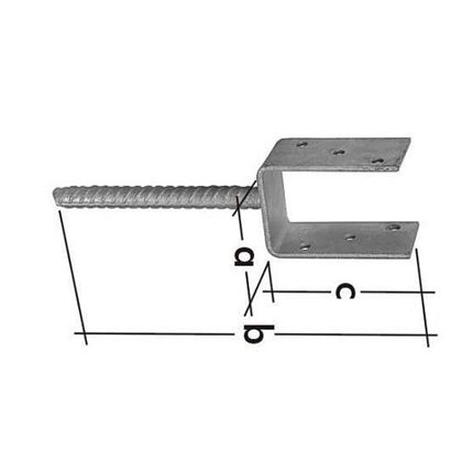 Column shoe 121x325x120x5 PS120U 480600