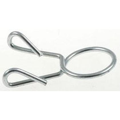 Spring wire clip 3-5 W1 BLUE ZINC